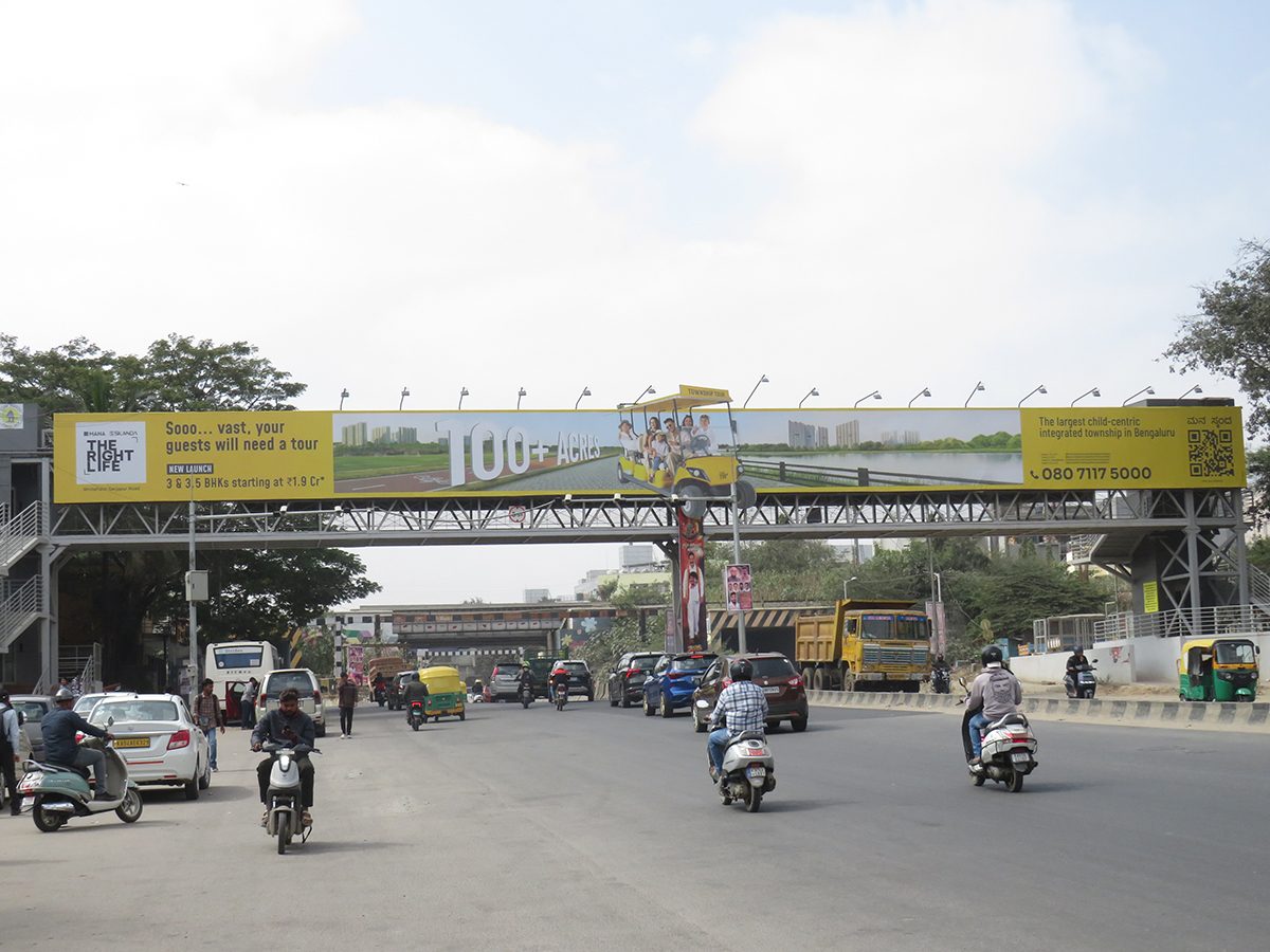 King of K R Puram Skywalk Towards Ulsoor — Mana Skanda